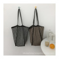 Wholesale Low MOQ Ins Fashion Woolen Handbags Lady Bags Tote Hand Bag for Girls